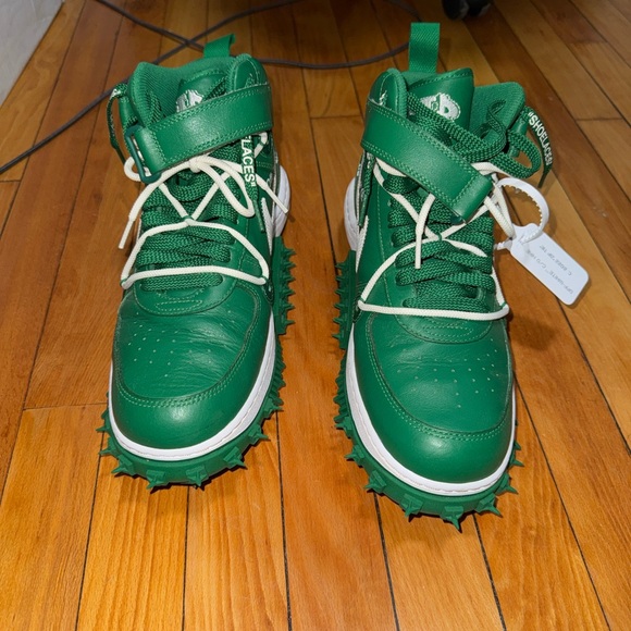 Green OFF-WHITE af1 mid size 11 - Picture 8 of 8